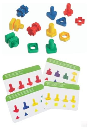 Edushape – Ed 926144 – Viti e Bulloni – 144 Pezzi