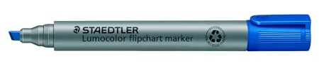 Flipchartmarker Keilspitze blau