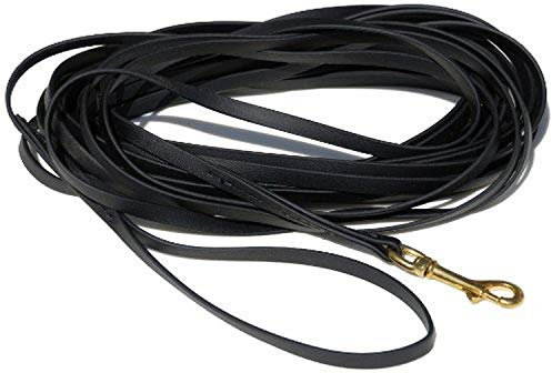 Signature K9 Biothane Long Line, 10 m x 0,9 cm, Schwarz