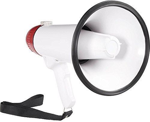 SpeaKa Professional XB-11SR Megaphon mit Haltegurt, Aufnahmefunktion