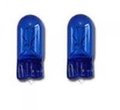 Autobulbs 10 X 501 Blue Capless Sidelight Car Bulb Bulbs Interior Number Plate Side Light 12V 5W