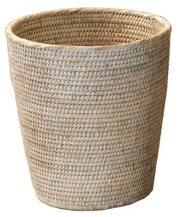 Basket PK Papierkorb Rattan, rattan hell H x Ø 33x30cm