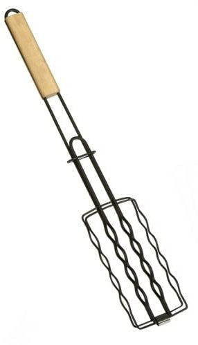 Asador salchichas barbacoa 50cm antiadherente ac020