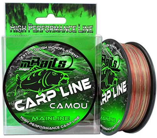 Angel-Berger Magic Baits Carp Line Camou Angelschnur Monofile Schnur (300m, 0,25mm)