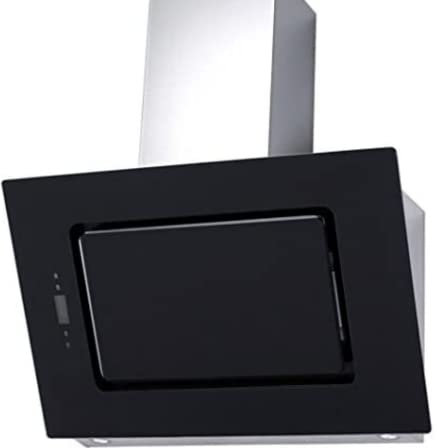 PKM 9040/90BZ Dunstabzugshaube | Wandhaube | Wandesse | schwarzes Glas | 90 cm | LED Beleuchtung | Energieeffizienzklase A