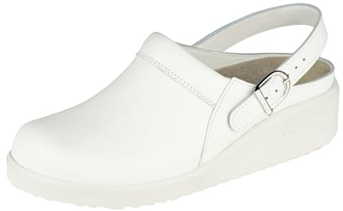 Berkemann Unisex Work Clogs Rindsleder Wide Fußbett: herausnehmbar