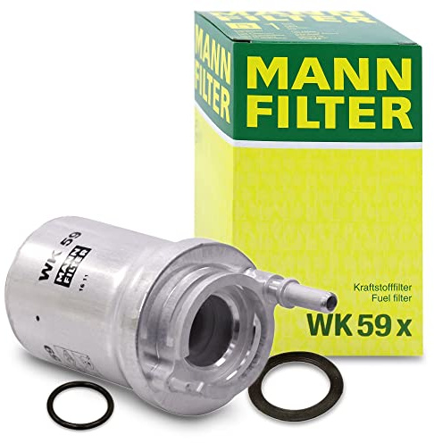MANN-FILTER WK 59 x Fuel Filter - for Cars + Transporters | For Passenger Cars, Fuel System Protection, Injector Protection, Clean Fuel Supply, True OE Engineering