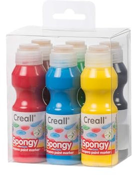 Creall Havo35026 420ml Assortiment de peinture pour affiches Havo Spongy (6 pièces)