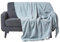 Homescapes große Tagesdecke Nirvana, grau, Wohndecke/Sofaüberwurf aus 100% Baumwolle, 225 x 255 cm, Knoten-Optik mit Fransen