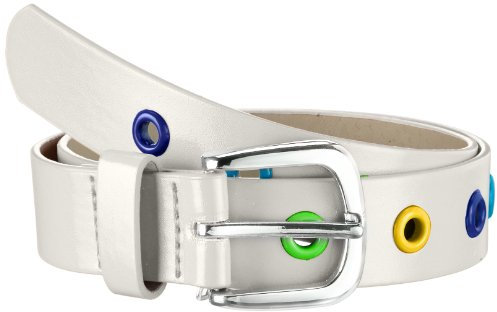 Playshoes Gürtel mit Bunten Nieten Apparel,Weiß,65