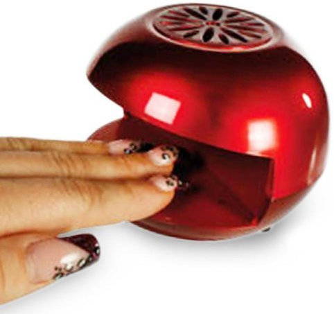 Portable Nail Polish Blow Dryer Quick Easy Manicure Fan Battery Operated
