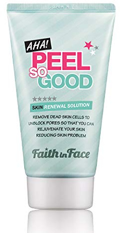 Faith in Face AHA Peel So Good Skin Renewal Peeling Gel, Deep Clean Facial Scrub Revitalize Skins Exfoliate Remove Dead Cells Dark Spot Gentle Brighten Face Korean Skincare, 4.22 fl oz