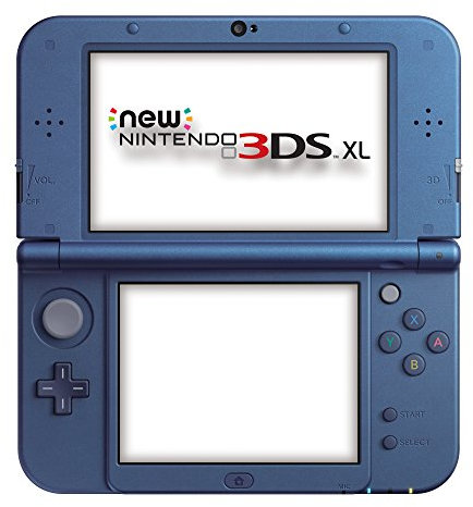 Nintendo Handheld Console 3DS XL - New Nintendo 3DS XL Metallic - Blue - [Edizione: Regno Unito]