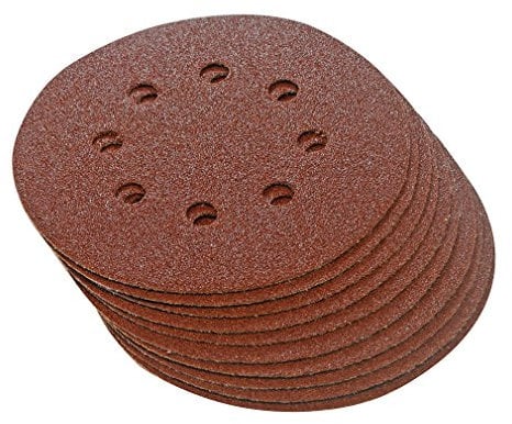 Silverline 647920 Hook and Loop Discs Punched 125 mm 10pk 125 mm 60 Grit