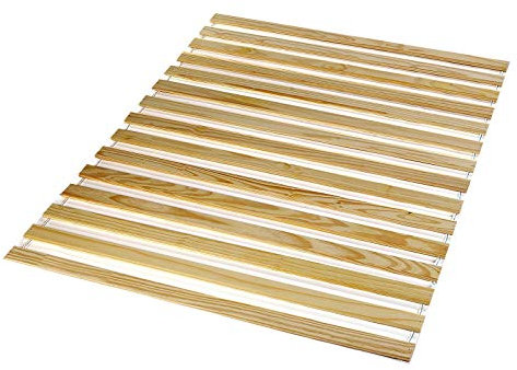 Rollrost Lattenrost mit 15 Latten aus Kiefer,2 cm breit, in 140 x 200 cm