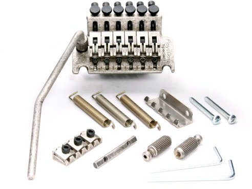 Floyd Rose FW-3PK-ORG-SM Special Series Tremolo-Steg mit R3AS Mutter, Antik-Silber