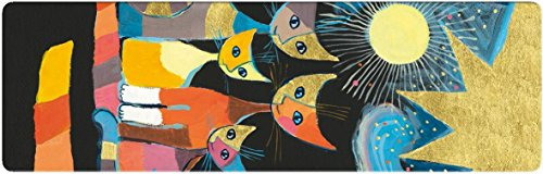 Fridolin 67406 Kunstlesezeichen Wachtmeister - Bunte Katzen
