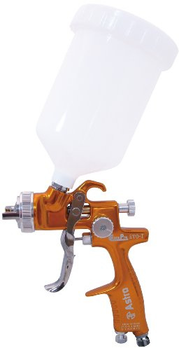 Astro Pneumatic Tool Astro EVOT13 EuroPro Geschmiedete LVLP Spritzpistole mit 1.3mm Düse und Plastikschale