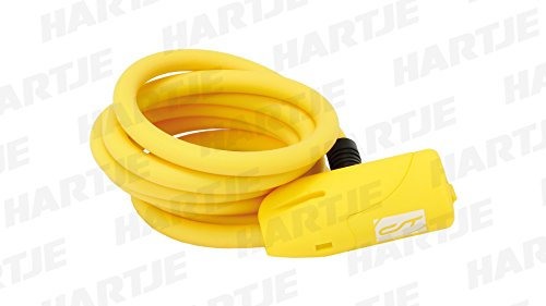 CONTEC Spiralkabelschloss NeoLoc neoyellow