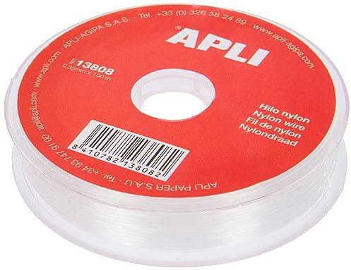 Apli 946040 - Bobina corda nylon 0.35mm 100m 808