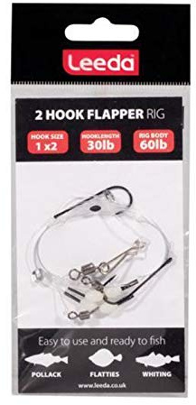 Leeda 2 Hook Flapper (1 pack of 5 quantity)