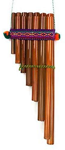 Peruvian Panpipes, Double Row (13 Pipes) Traditional South American Instrument..