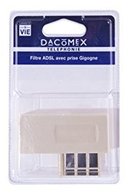 Dacomex blister prise gigogne filtre adsl