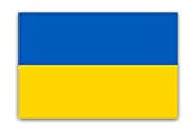 Aufkleber/Sticker Ukraine Flagge Republik Staat Ukrajina Kiew Fahne 11x7cm A3026