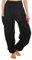 Lofbaz Damen Haremshose Yogahose Pumphose Hippie Hose Boho Kleidung Festival Outfit Sommerhose Leicht Sommer Hosen - Solid 1 Schwarz S