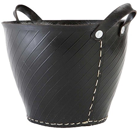 Holzkorb REIFEN, ? 50 cm, schwarz