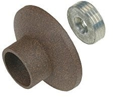 Liedeco Wandlager für Gardinenstangen, Stilgarnituren 16 mm ø Esperanca | rost-antik | 1 Stück
