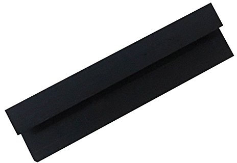 DBS Black 8mm End Cap Trim 2.6m for Wall Panels Shower Bathroom Plastic PVC Cladding