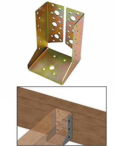 STAFFA SCARPA SUPPORTO PER TRAVI LEGNO 60X100 mm acciaio tropicalizzato
