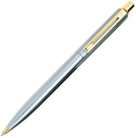 Sheaffer Sentinel Ballpoint Chrome - Gold Trim