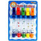 Playwrite Childrens Bath Time Fun Set of 5 Coloured Musical Water Flutes Toddler Toys