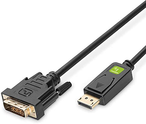 Techly 306103 Cavo Monitor DisplayPort a DVI 3 m Nero