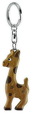 Budawi® Schlüsselanhänger Giraffe aus Holz