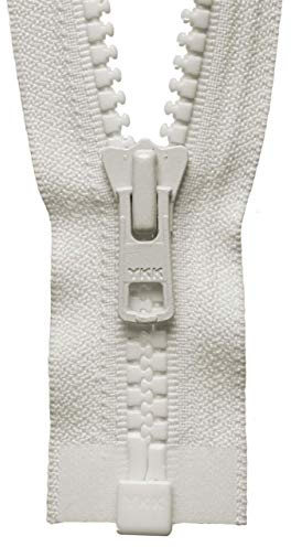 YKK Open Ended Zip, No. 841 Ivory, 61 cm Length