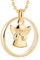 Collar Infantil Chapado En Oro Con Colgante De Ángel Y Detalle De Cristal