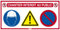 Sofop Taliaplast-panneau 4x1 chantier Interdit Au Public