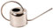 2 Stück Esschert Design Gießkanne, Wasserkanne in Chrom aus Stahl, schlankes Design, 1 Liter, ca. 36 cm x 13 cm x 18 cm