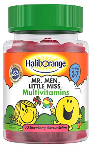 Haliborange Kids Mr. Men Little Miss Multivitamins Strawberry Softies, Capsule