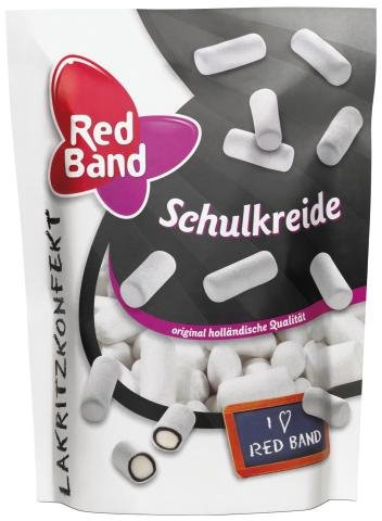 Red Band Schulkreide Lakritzkonfekt, 1er Pack (1x 175 g)