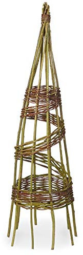 WEIDENPROFI Rankpyramide, Rankobelisk aus Weide, Größe (ØxH): 40 x 140 cm