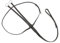 Kavalkade Martingal mit Gummistopper, Schwarz, 227011150200