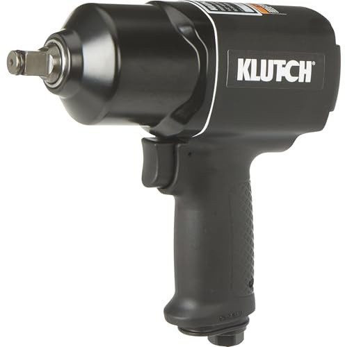 Klutch Druckluft-Schlagschrauber - 1/5.1 cm Antrieb, 4 CFM, 980 Ft.-Lbs Drehmoment
