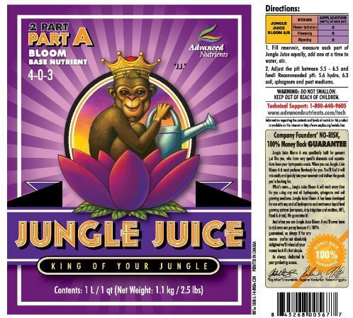 Advanced Nutrients Jungle Juice Bloom Dünger Blütephase (10L)