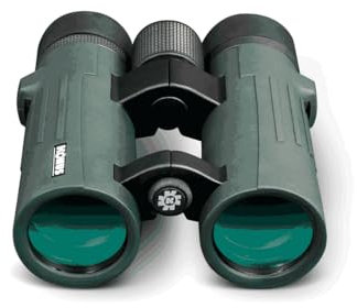 Konus | KONUSREX 10x42 Open Bridge Grünes Fernglas mit Silber-Optik, superleicht, mit 10x42 Zoom