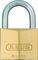 ABUS Vorhängeschloss Messing 65/35 - Kellerschloss, Spindschloss u. v. m.- Schlosskörper aus massivem Messing - gehärteter Stahlbügel - ABUS-Sicherheitslevel 4