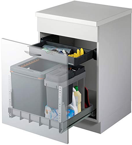 Müllex Boxx 55/60 Abfallsystem Frontauszug Vollauszug / 1x 35, 1x 5 Liter / 55cm